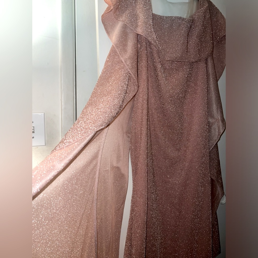 Pink shaped gown dress